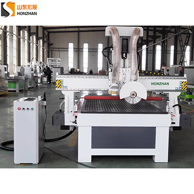  Furniture Wood CNC Router with 6KW Air Cooled Spindle and Saw Blade